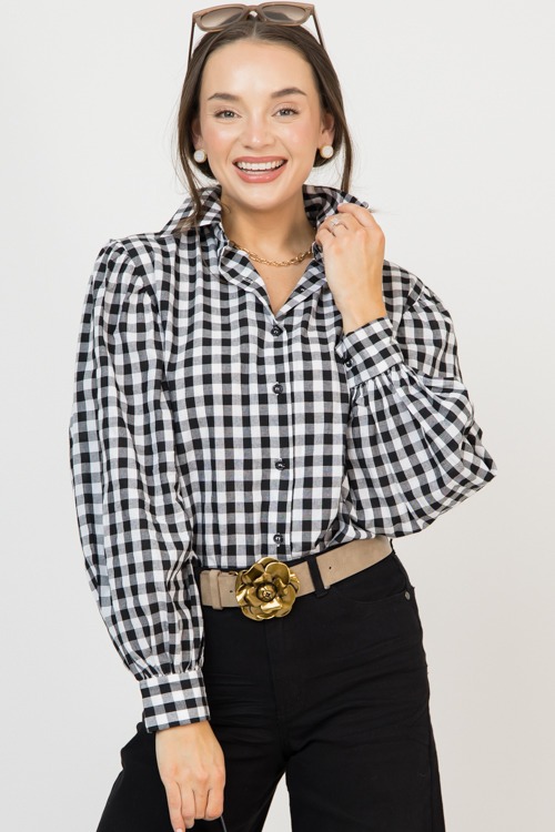 Check Mate Button Down, Blk/Wht - 0205-9p.jpg