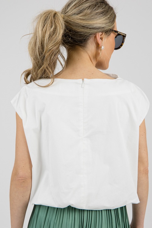 Bubble Hem Poplin Top, Off White - 0206-132.jpg