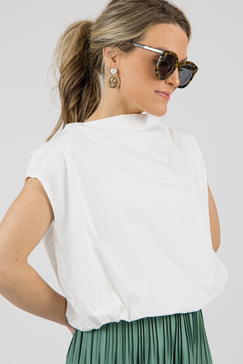 Bubble Hem Poplin Top, Off White - 0206-133.jpg