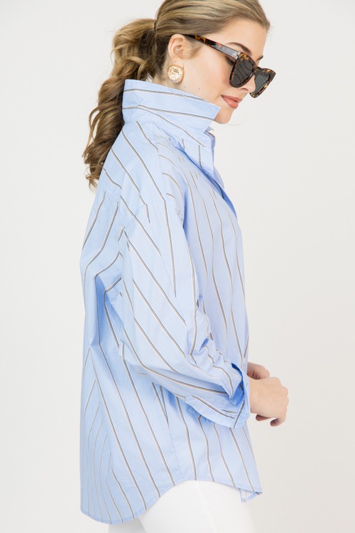 Striped Oxford Shirt, Light Blue - 0206-66.jpg