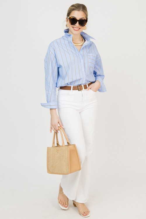 Striped Oxford Shirt, Light Blue - 0206-68.jpg