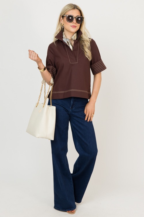 Laura Collared Top, Brown - 0206-72.jpg