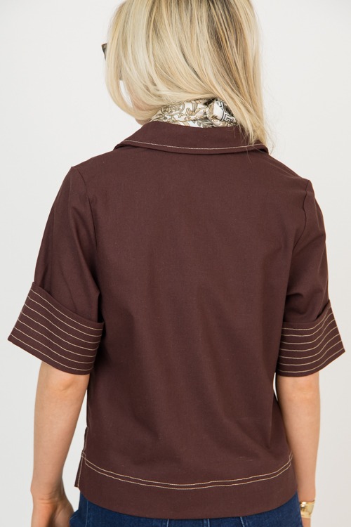 Laura Collared Top, Brown - 0206-75.jpg