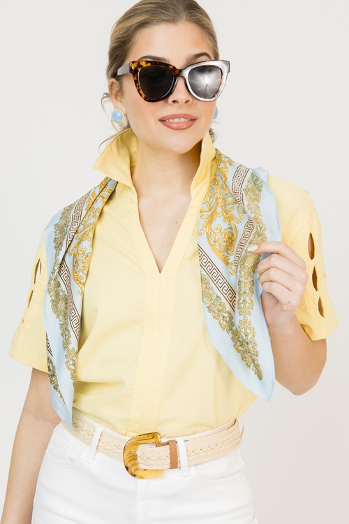 Greek Key & Floral Scarf, Blue - 0206-82.jpg