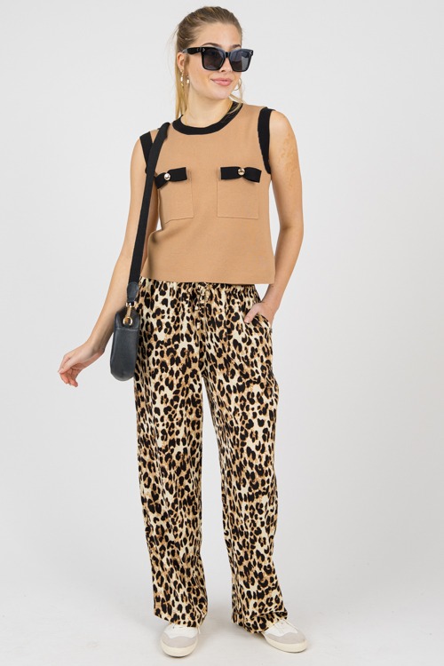 Leopard Print Pants, Brown/Black - 0207-19.jpg