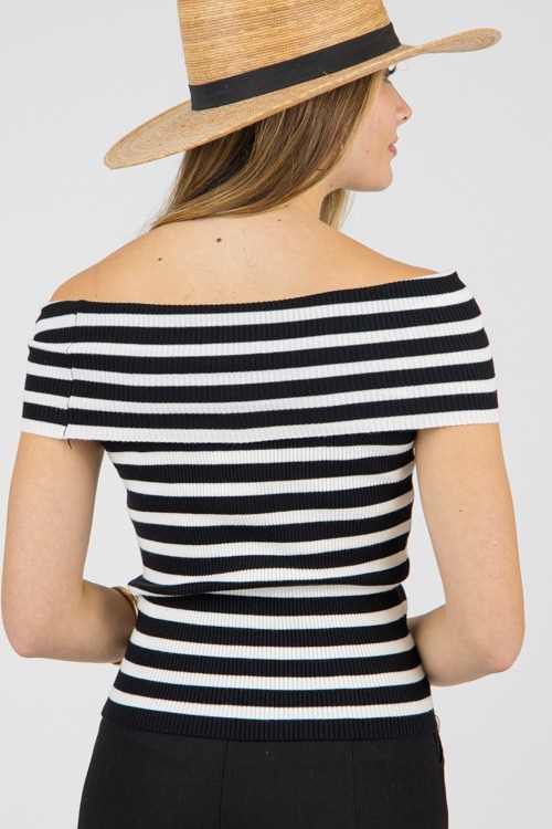 Eyes on Me Stripe Top, Blk/Ivor - 0207-62.jpg