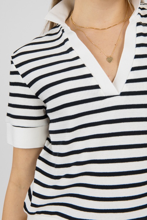 Stripe Knit Top, White Black - 0207-86.jpg