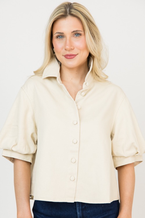 Bindi Ruched Sleeve Top, Natura - 0209-19.jpg