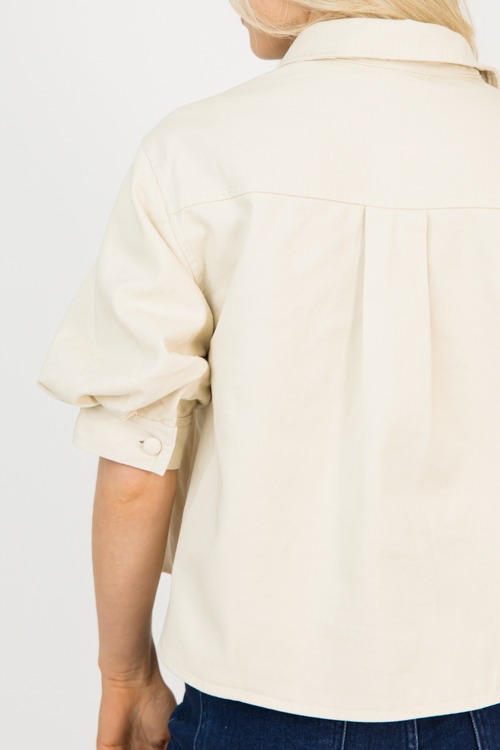 Bindi Ruched Sleeve Top, Natura - 0209-22.jpg