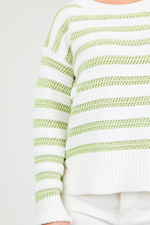 Myra Stripe Sweater, Cream/Lime - 0209-28.jpg