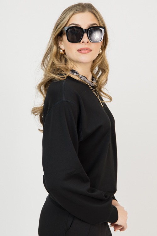Comfy Crew Neck Pullover, Black - 0209-4.jpg