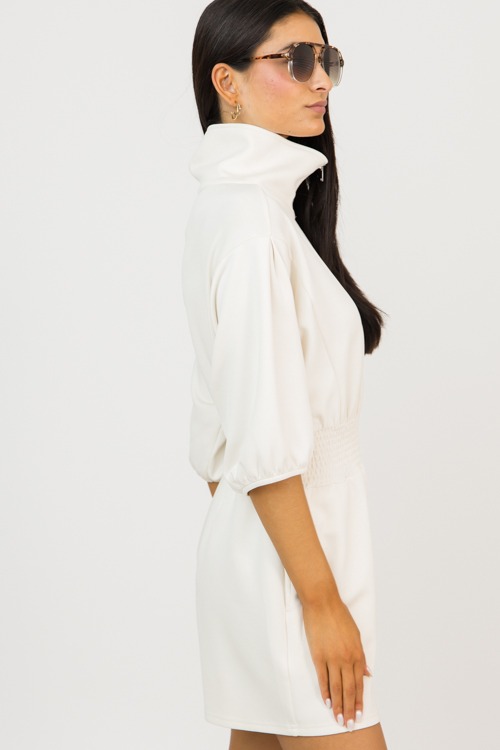 Zip Front Modal Romper, Ecru - 0209-62.jpg