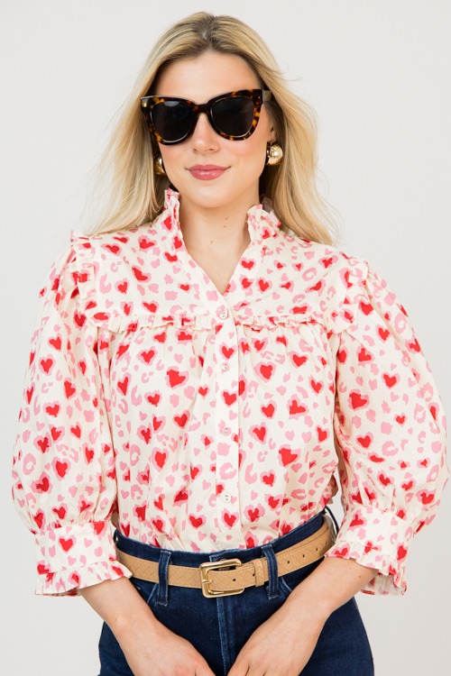 Heart Patterned Blouse, Pink - 0209-72.jpg
