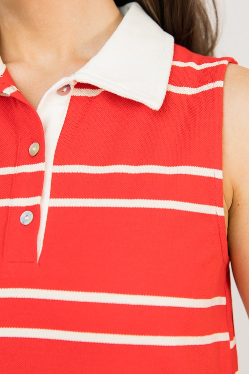 On Collar Sleeveless Midi, Red - 0209-80.jpg