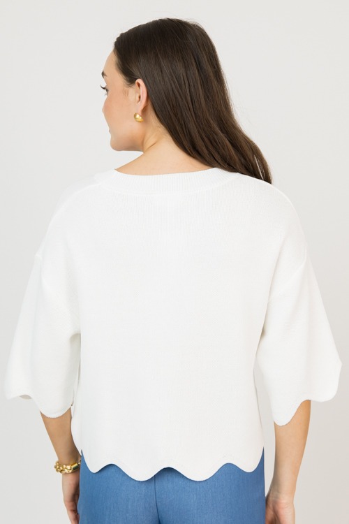 Scallop Hem Knit Sweater, Cream - 0209-85.jpg