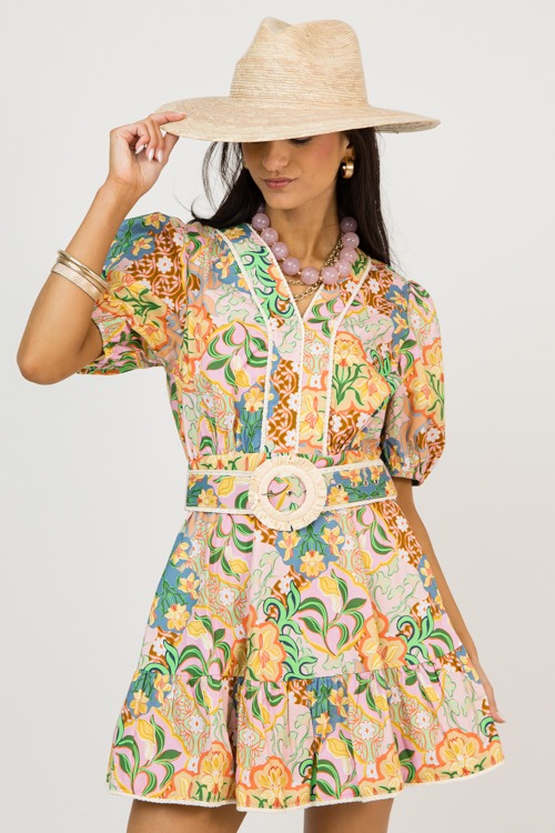 Flower Power Belted Dress, Mult - 0210-10p.jpg