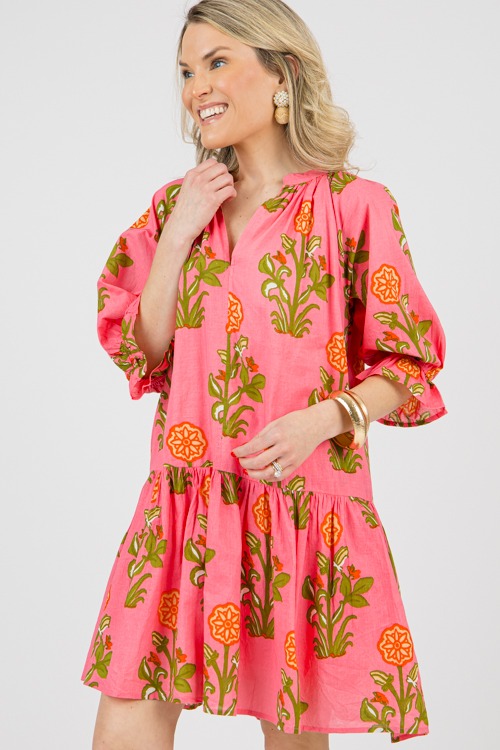 Brecklyn Floral Dress, Pink - 0210-20.jpg