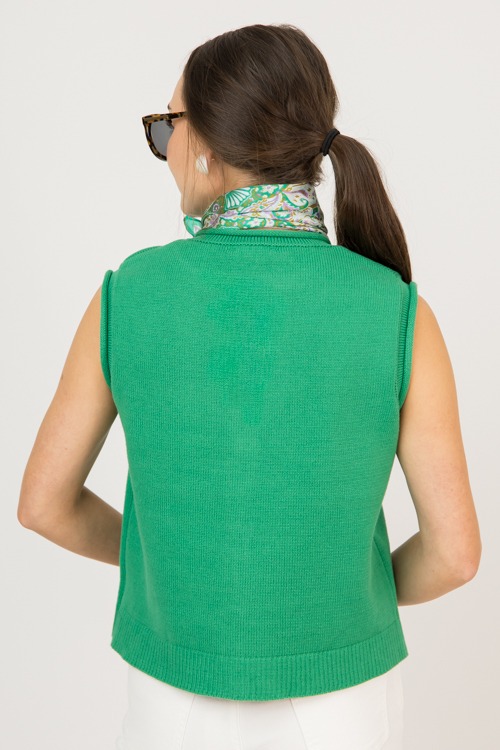 Button Up Sweater Vest, Green - 0210-32.jpg