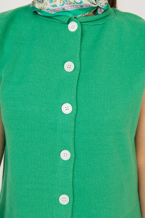 Button Up Sweater Vest, Green - 0210-33.jpg