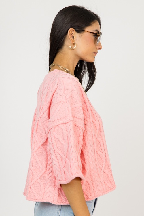 Daya Cable Sweater, Coral - 0210-41.jpg