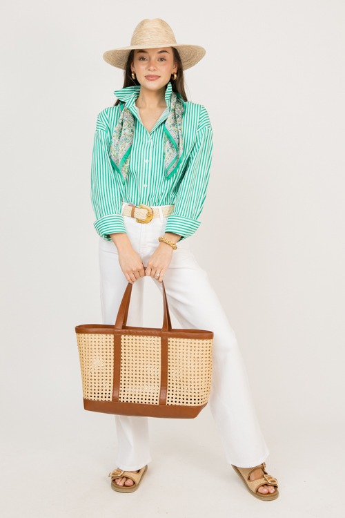 Cabana Stripes Button Up, Green - 0210-81.jpg