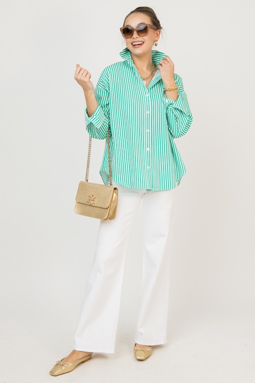 Cabana Stripes Button Up, Green - 0210-82.jpg