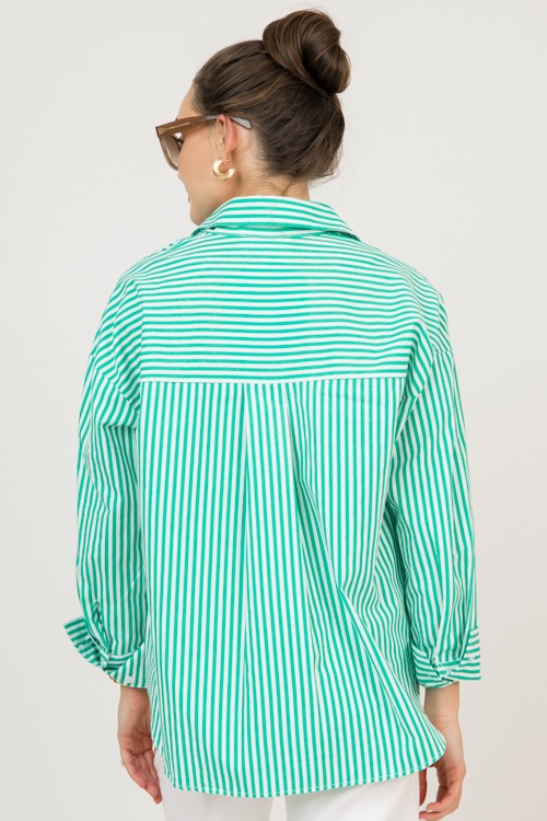 Cabana Stripes Button Up, Green - 0210-86.jpg