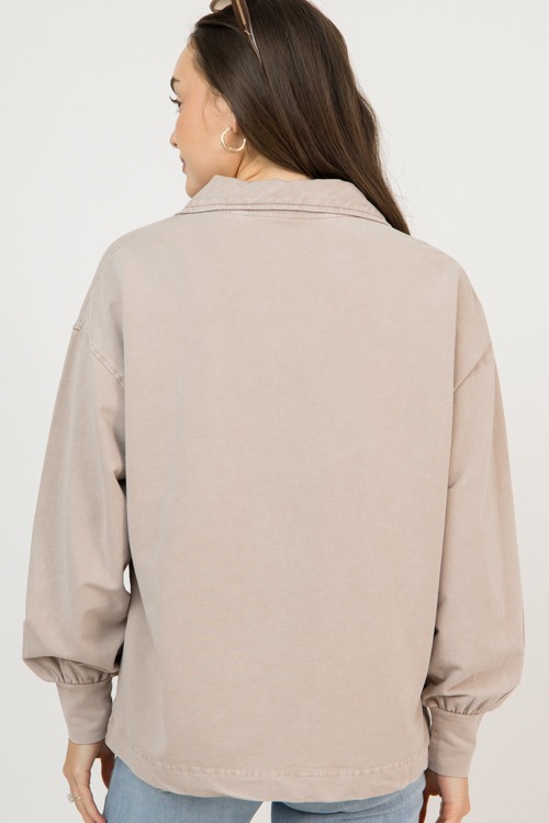 CAmille Collared Tee, Taupe - 0211-119.jpg