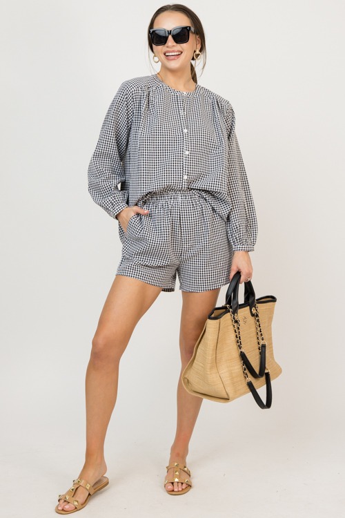 Gingham Shorts Set, Black - 0211-12.jpg