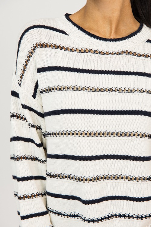 Susie Stripe Sweater, Ivory/Nav - 0211-129.jpg