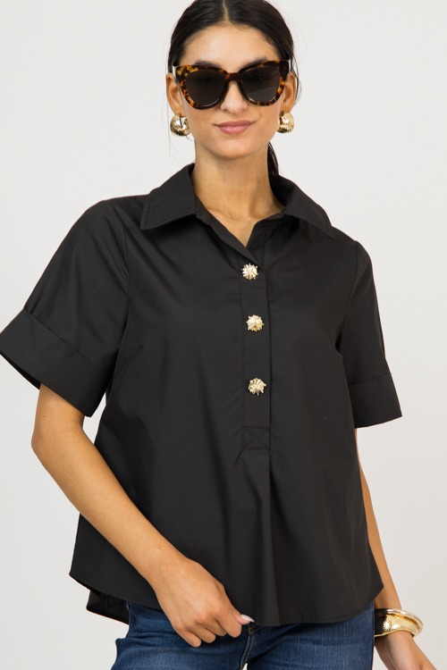 Lucia Hammered Hoops, Gold - 0211-148.jpg