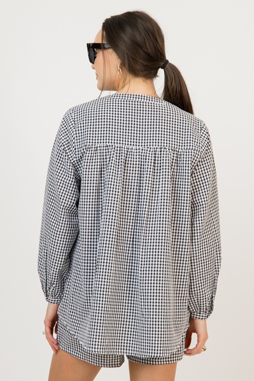 Gingham Shorts Set, Black - 0211-15.jpg