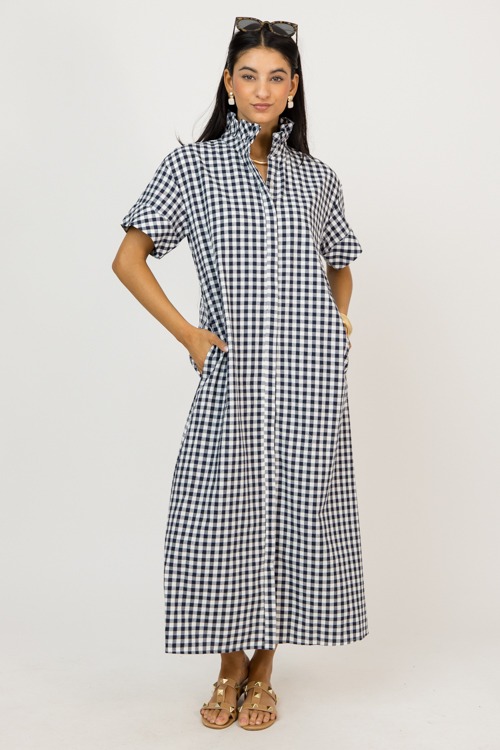Belted Gingham Maxi, Navy - 0211-28.jpg
