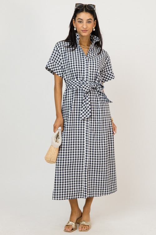 Belted Gingham Maxi, Navy - 0211-31.jpg