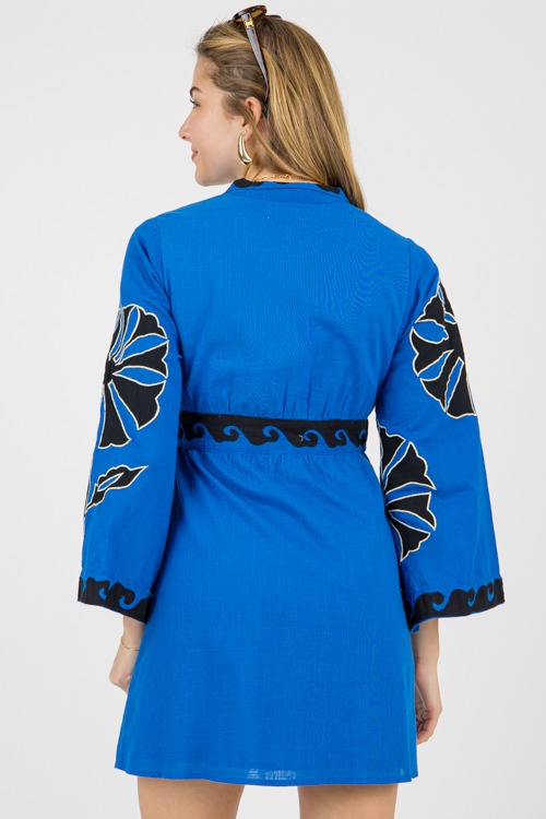 Embroidery Wrap Dress, Blue - 0211-71.jpg