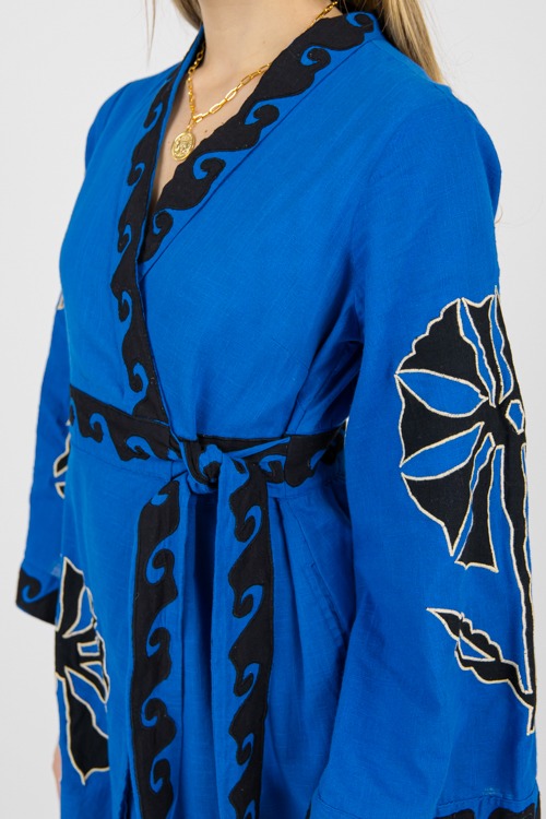 Embroidery Wrap Dress, Blue - 0211-72.jpg