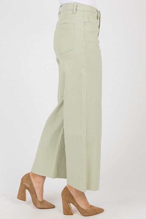 Raw Hem Wide Leg Pants,Mint Sag - 0212-107.jpg