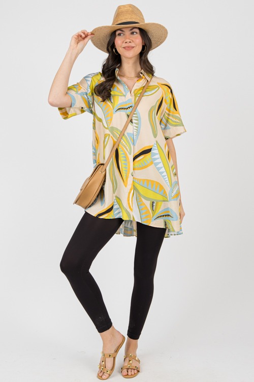 Abstract Leaf Shirt Dress - 0212-143.jpg