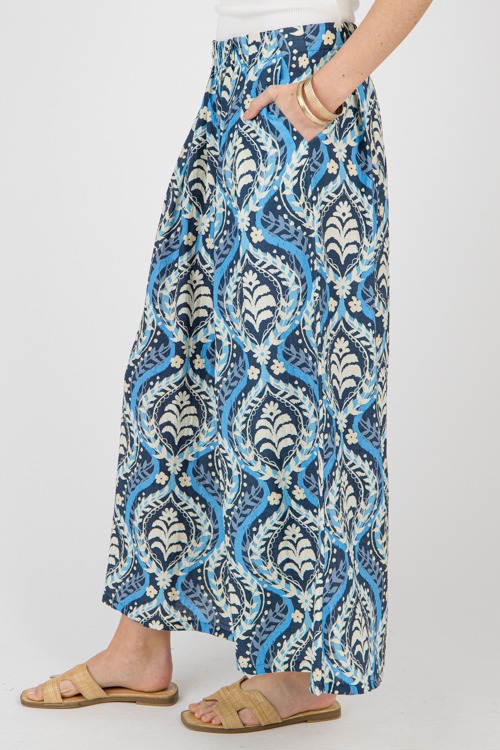 Printed Palazzo Pants, Navy - 0212-78.jpg