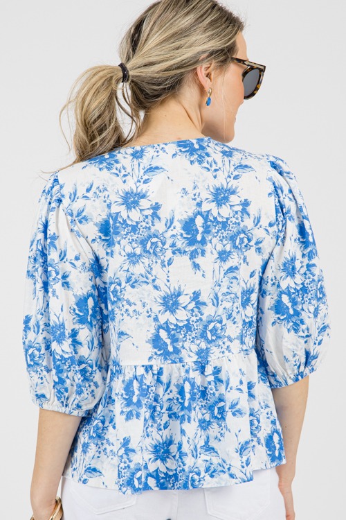 Blue Floral Tie Top - 0212-8.jpg