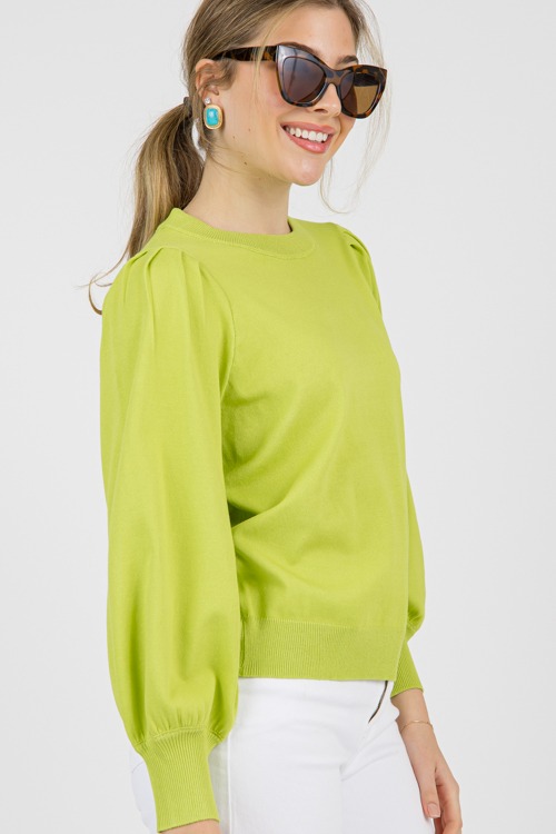 Balloon Sleeve Sweater, Lime - 0212-93.jpg