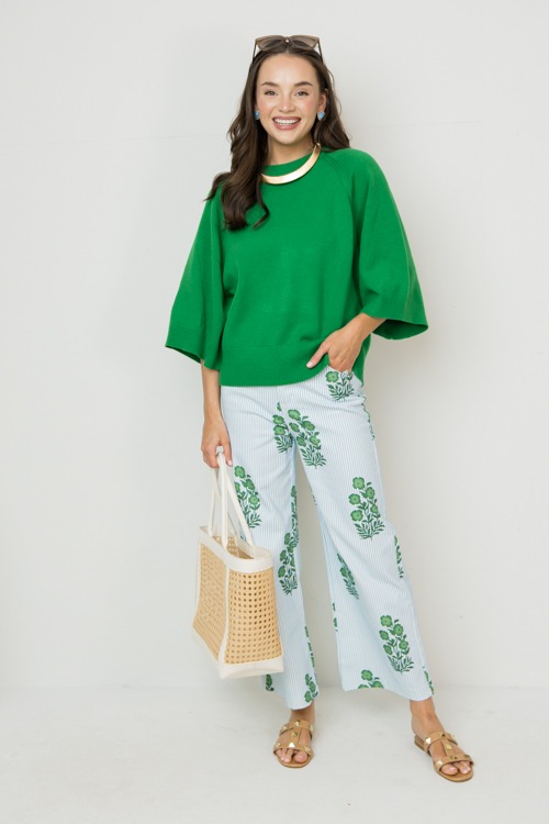 Lena Solid Sweater, Kelly Green - 0213-172.jpg