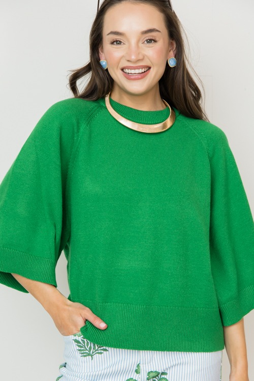 Lena Solid Sweater, Kelly Green - 0213-174.jpg