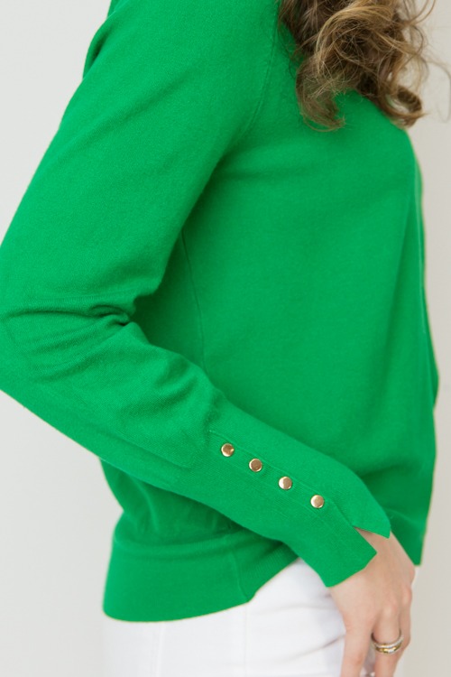 Simply Elevated Sweater, Green - 0213-208h.jpg