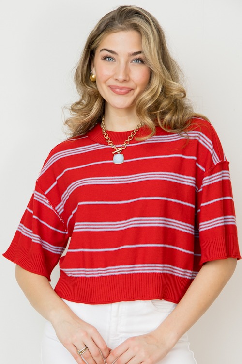 Taylor Striped Sweater, Red - 0213-231p.jpg
