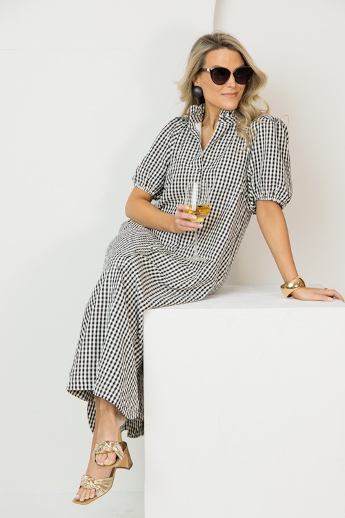 Gingham Button Maxi, Black - 0213-34p.jpg