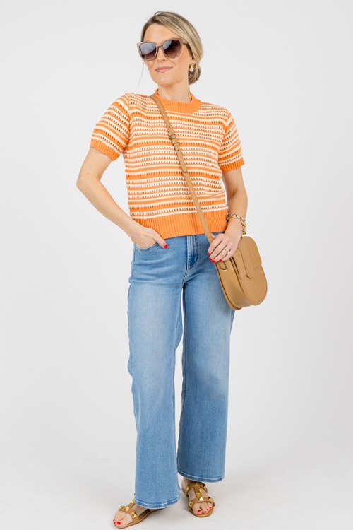 Stripe SS Sweater, Orange/Ivory - 0213-53.jpg