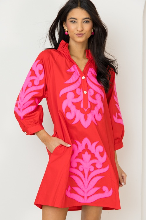 Ella Embroidery Dress, Red - 0213-73h.jpg