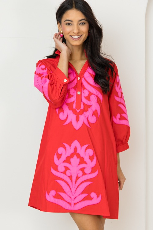 Ella Embroidery Dress, Red - 0213-78.jpg