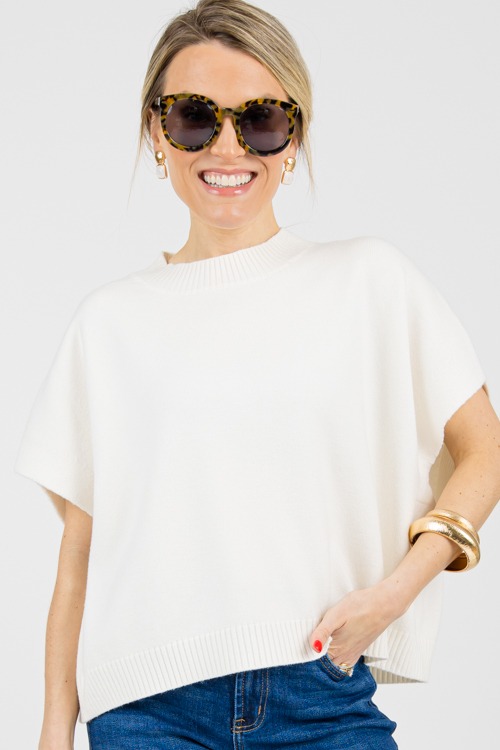 Macie Sweater, White